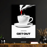 Get Out Movie Poster - Iconic Psychological Thriller Art Print